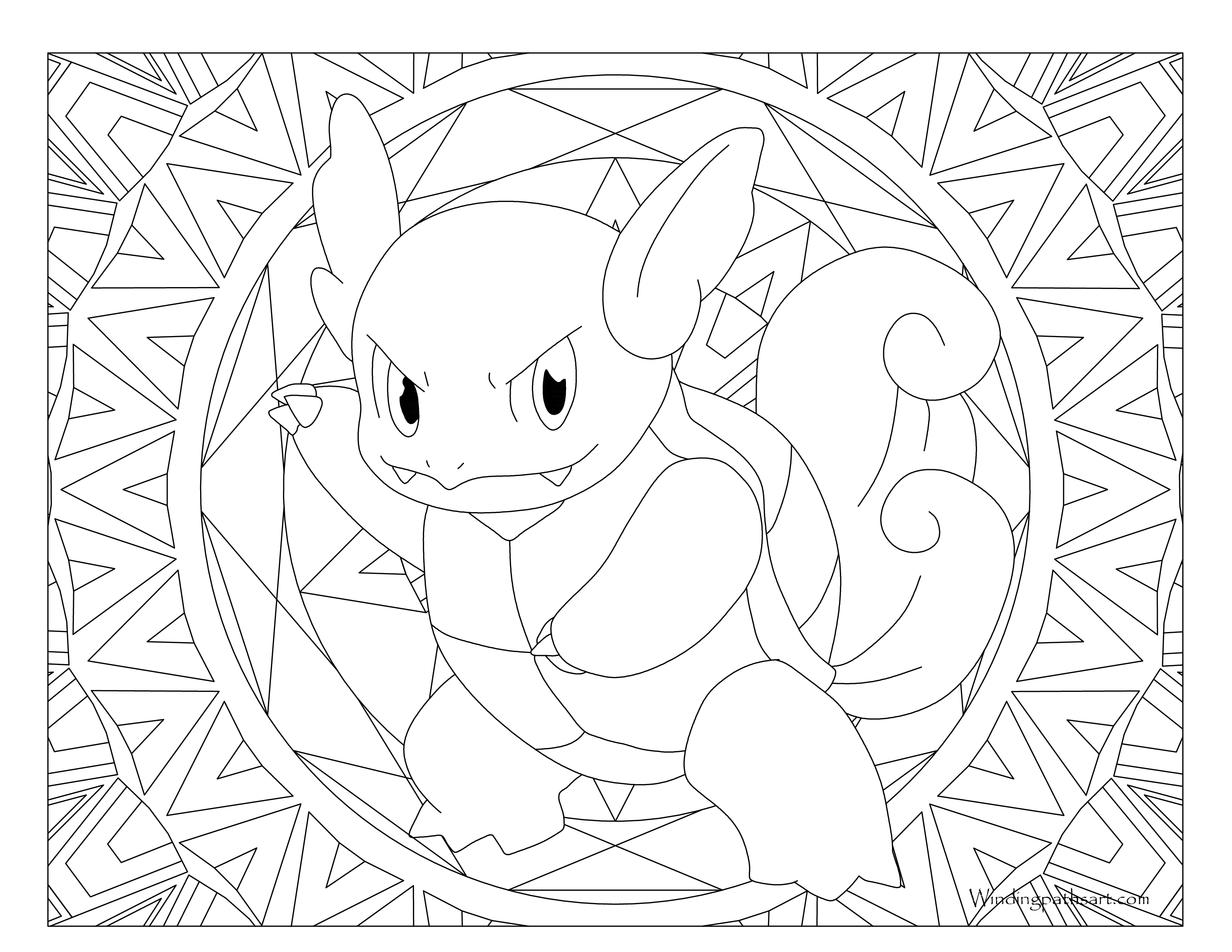 butter free pokemon coloring pages