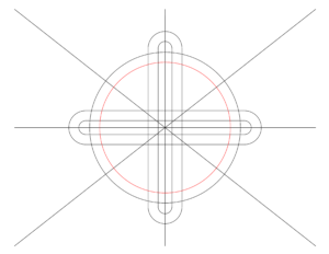 How to draw celtic knot 2 Level 1 step 7