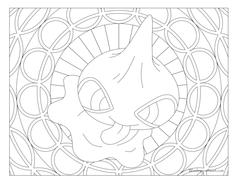 #371 Bagon Pokemon Coloring Page · Windingpathsart.com